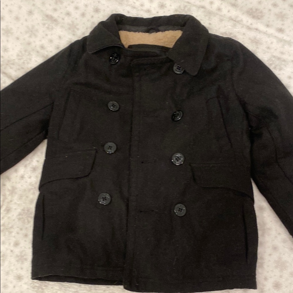 Urban Republic Black Pea Coat Timeless Style